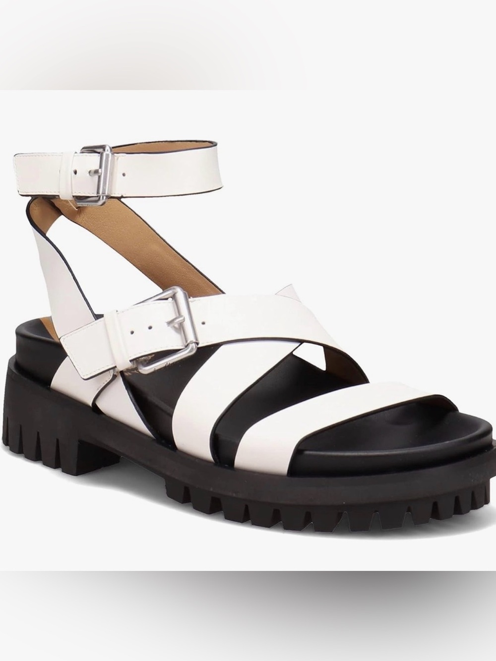Sam Edelman Women's Eleanora Sandals white size 10
